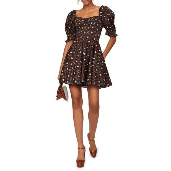 AUTUMN ADEIGBO Camille Babydoll Y2k Dress Sz 10 NWT $565 - Picture 2 of 8
